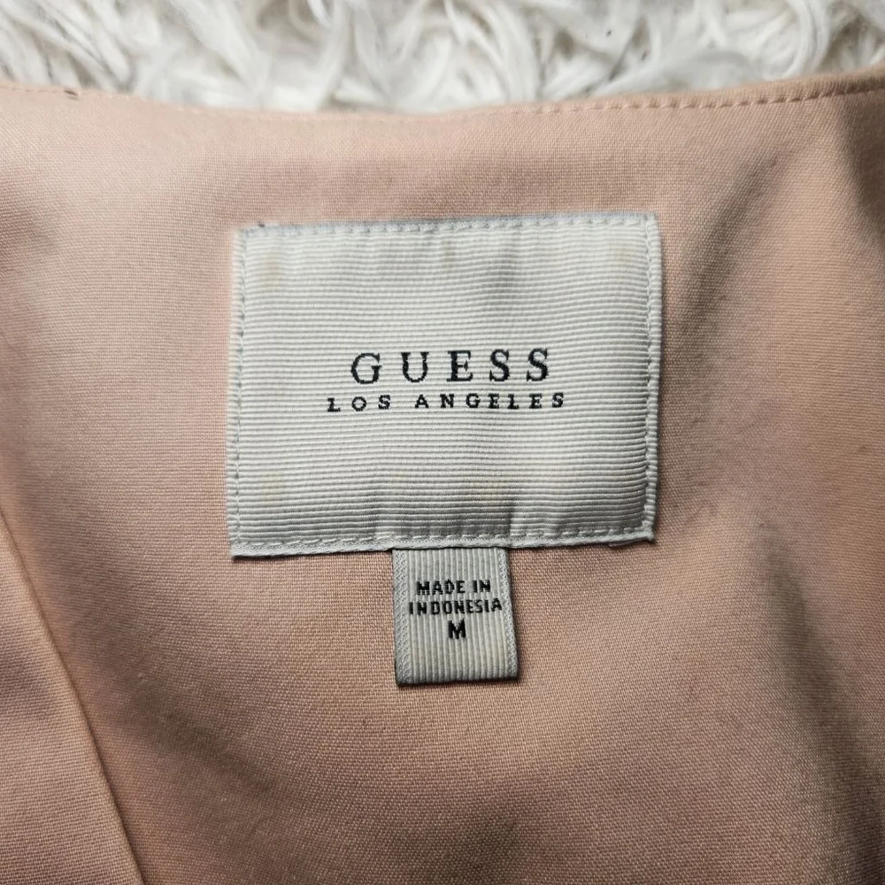 Guess Rugby Tan Miranda Lace Up Waist Blazer